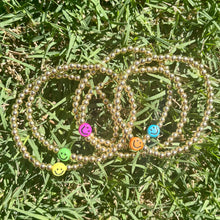 Load image into Gallery viewer, Gold Happy Bracelet Set