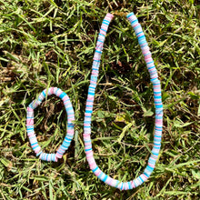 Load image into Gallery viewer, Cotton Candy Skies Necklace & Bracelet Set